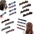thumbnail image 2 of Sparkling Crystal Stone Braided Hair Clips for Women and Girls, 2025 New Rhinestone Hair Clips Hair Braid Clips, Easily Braided Hair Bands, Shiny Rhinestone Hair Clip, 2 of 26