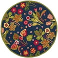 thumbnail image 4 of SAFAVIEH Four Seasons FRS465A Navy / Green Rug, 4 of 10