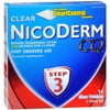 3 Pack - NicoDerm CQ Clear Patches Step 3 14 Each