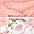 thumbnail image 3 of Cubierta para asiento de coche para bebé TANOFAR invierno acogedora y cálida con lazo rosa, 3 of 7