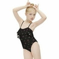 thumbnail image 4 of Hello Kitty Girls One Piece Swimsuits Hawaiian Ruffle Swimwear Beach Bathing Suit Outfits, 4 of 7