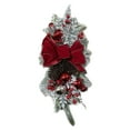 thumbnail image 2 of Christmas Rattan Upside Down Tree Wall Hanging Door Hanging Restaurant Decoration, 2 of 6