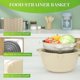 thumbnail image 3 of SCSYV 4-1 Colander with Mixing Bowl Set - for Kitchen, Food, Pasta And Rice Strainer, Fruit Cleaner, Veggie Wash, Salad Spinner, Apartment & Home Esse, 3 of 5
