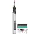 thumbnail image 1 of Mini DIY Vibro Engraving Tool Kit, Electric Micro Engraver Pen Aluminum Alloy  For Plastic For Metal For Glass For Nails Argent, 1 of 8