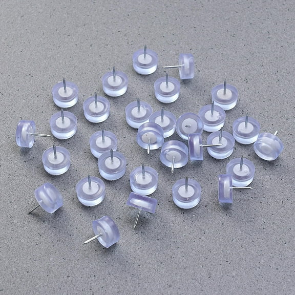 ULTNICE 30Set Furniture Tacks Transparent Nylon Sofa Nails for Upholstery Tack Strips