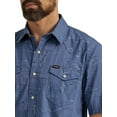 thumbnail image 5 of Wrangler® Men's Premium Short Sleeve Patterned Shirt, Sizes S-2XL, 5 of 5