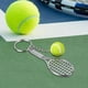 thumbnail image 4 of Cateissary 2 unids/set llavero de raqueta de tenis ligero compacto y moderno imprescindible para regalos de fanáticos del tenis Teléfono y Comunicación, 4 of 6