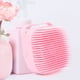 thumbnail image 4 of Guantes de masaje de baño, cepillo con caja de champú, cepillo de silicona para perros y gatos (rosa), 4 of 6