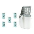 thumbnail image 1 of Catégorie de Produit Litière Pelle à Litière pour Chat avec Support Déchets Grande Capacité Portable pour Chat avec Compartiment à Déchets Intégré pour Usage Intérieur Extérieur, 1 of 5