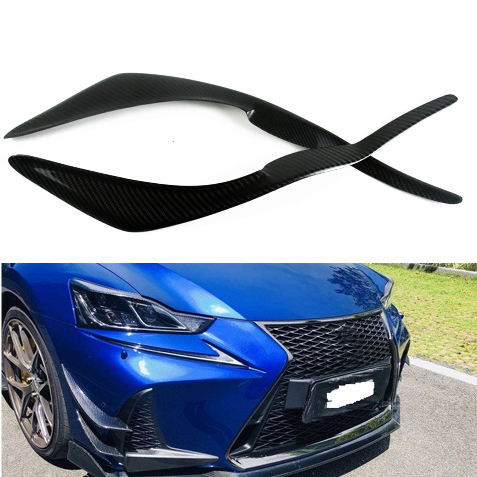 Headlights Eyelids Eyebrows Cover For Lexus IS300 250 IS200T 20172019