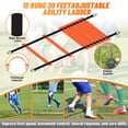 thumbnail image 3 of Portería de fútbol Bearwill Kids de 4 x 3 pies con pelota, escalera, conos y objetivos, 3 of 4