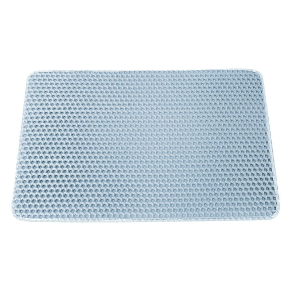 BESTSKY Cat Litter Mat,Eco-Friendly Eva Material Litter Mat,Extra-Large Size Design Easy-To-Clean Design Cat Stuff,20In