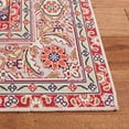 thumbnail image 4 of SAFAVIEH Tucson Herbert Traditional Machine Washable Area Rug, 4' x 6', Red/Beige, 4 of 9