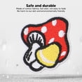 thumbnail image 3 of Mushroom Sew On Patches, Easy To Use Beautiful DIY Decorative Mushroom Patches Multipurpose Unique  For Plant For Dress, 3 of 8