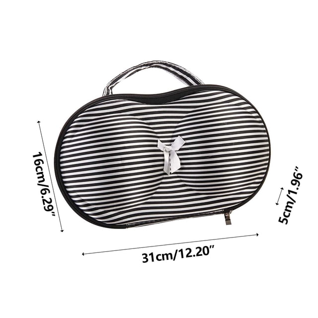 TIMIFIS Rangement de Soutien-Gorge pour Femmes, Étui de Lingerie, Boîte de Voyage, Sac de Rangement pour Maquillage, Sac de Rangement Portable