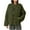 Army Green, variant on LEAVINGSUO Womens Tops Winter Coats for Women Fashion Women Solid Stand-up Collar Cardigan Down Jacket Outerwear Padded Coat