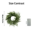 thumbnail image 7 of 18.2Inch Norfolk Pine Wreath for Front Door, Real Touch Norfolk Pine Wreath Artificial Green Wreath Greenery Realistic Wreath Holiday Decoration for Home Decor, 7 of 7