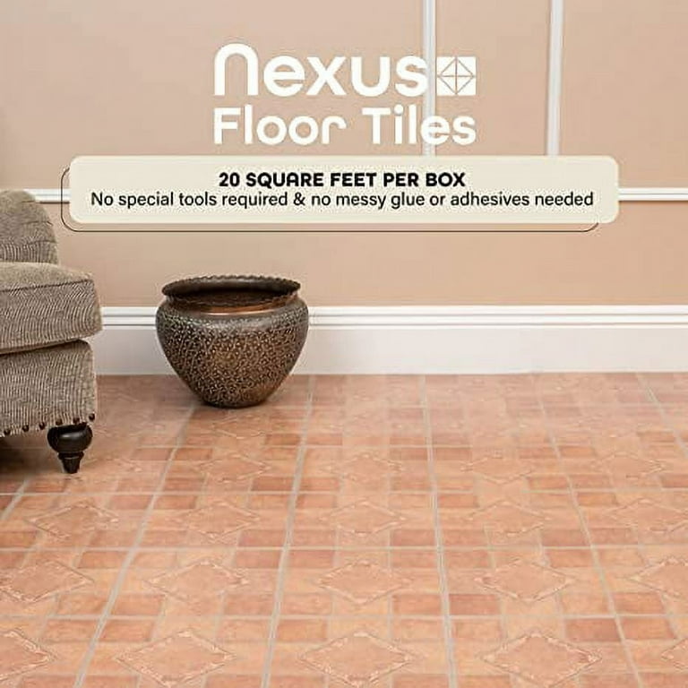 Achim Nexus South West Ceramic 12-in x 12-in Peel and Stick Vinyl Tile Flooring (20-sq ft) Achim Nexus South West Ceramic 12-in x 12-in Peel and Stick Vinyl Tile Flooring (20-sq ft)