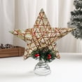 thumbnail image 5 of cpengpj Iron Five-Point Star Christmas Tree Topper with Multicolor Lights, Holiday Decoration for Indoor Outdoor Xmas Trees, 5 of 6