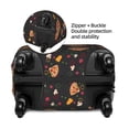 thumbnail image 4 of Lsque Pizzas Mushrooms Printed Luggage Cover, Travel Luggage Protector,Scratch and Dirt Resistant, Fits 18-32 Inch Luggage - X-Large, 4 of 9