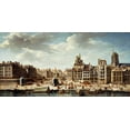 thumbnail image 2 of Baptiste 24x14 White Modern Wood Framed Museum Art Print Titled - A Celebration in Venice, 2 of 4