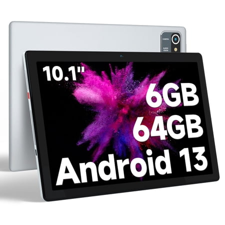 Urao Tablet 10.1" Android 13 Tablet 6+64GB Quad Core 1280×800 HD IPS WIFI