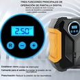 thumbnail image 4 of Compresor de Aire,Inflador de Llantas,Bomba de Aire Portátil para Neumáticos de Coche Bomba de Neumático Digital, 4 of 5