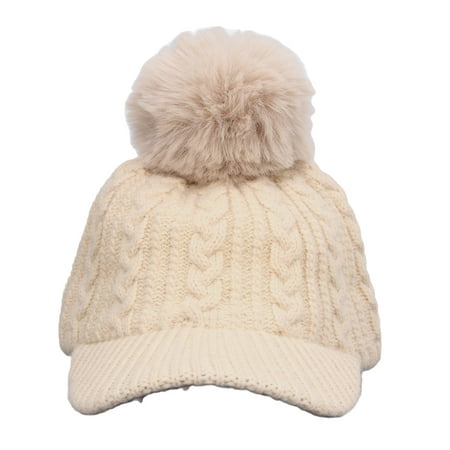 

Cergrey Warm Hat Kids Hat Children s Baby Fashion Embroidery Double Layer Warm Baseball Hat Peaked Hat Fleece Hat