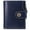 Dark Blue - A Style, variant on Women's Small Wallet RFID Blocking Genuine Leather Compact Bifold Wallet with ID Window Credit Card Holder Purse Zipper Coin Pocket Clutch