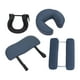 thumbnail image 1 of Mesa de con cuna facial y reposacabezas, juego completo, portátil, con reposabrazos, almohada, cojín estable y cómodo para cuello cabeza. Azul marino, 1 of 9