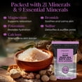 thumbnail image 4 of Sal de baño Aromasong Sal pura y cruda del Mar Muerto con lavanda, 1,1 kg, 4 of 8