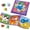 20 pcs Animals, variant on Quokka Magnetic Puzzles for Toddlers Ages 2-4 - 20 Pcs Travel Puzzle Game for Kids 3-6 with Animals