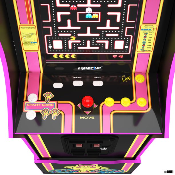 Arcade1UP Bandai Namco Entertainment Legacy Arcade Game Ms. PAC