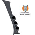 thumbnail image 3 of GlowShift | Black Triple Gauge Pillar Pod for 1992-2002 Ford E-Series Van E-150, E-250, E-350 & E-450 7.3 Powerstroke, 3 of 3