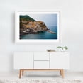 thumbnail image 2 of Cinque Terre II - Liguria Italy Photography Coastal Harbor Architecture Landscape Ocean Travel Poster Scenic White Framed Wall Art Print 5 x 7 inches, 2 of 3