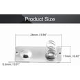 thumbnail image 2 of Fielect 20Pcs AA Battery Spring Plate AA Battery Positive Negative Conversion Spring Contact Nickeling Plate 24mmx11mm, 2 of 6