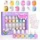 thumbnail image 1 of Set de Esmaltes de Uñas Tomons 12 Colores a Base de Agua Seguro para Niños, 1 of 8