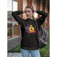 thumbnail image 2 of 90s Style Sweatshirt Women -Image by Shutterstock, Female 4X-Large, 2 of 4