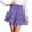 Purple Women Skirts#1, variant on Jinhomg Women's Casual Skirts, High Waist Drawstring Ruffle Mini Skirt Solid Color Relaxed Fit Daily Skirt Army Green,L