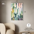 thumbnail image 5 of Greenery Raindrops Green Abstract Canvas Wall Art by Art Remedy, Gallery Wrapped, 24"x36", 5 of 7