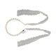 thumbnail image 4 of Diadema con luz cálida LED para mujer, cinta de encaje blanco para boda, diadema luminosa con perlas de imitación, 4 of 14