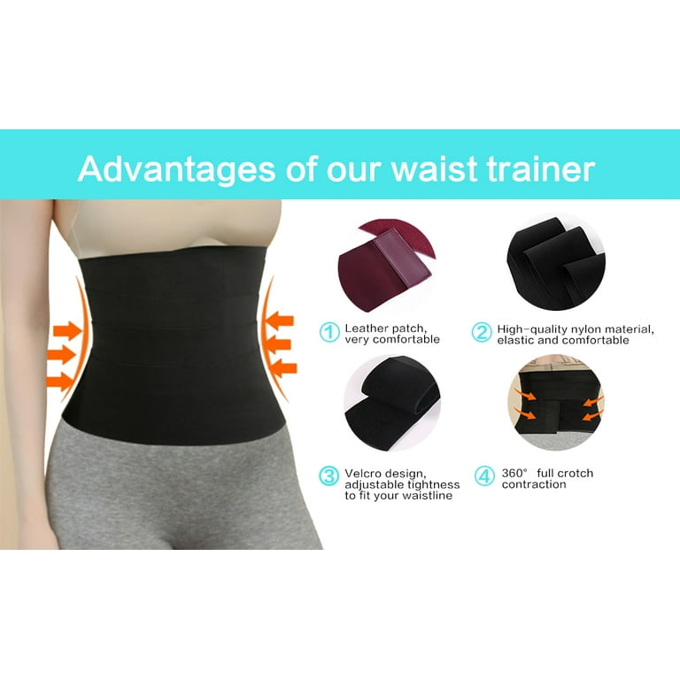 Quick Snatch Bandage Wrap Women Slimming Tummy Wrap Belt,Invisible Wrap  Waist Trainer Tape, Adjustable Bandage Wrap Lumbar Waist Support Trainer  Back