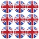 thumbnail image 1 of KAKOWELY 10 piezas de insignia de la bandera de Inglaterra, broche de metal con diseño de la bandera de Inglaterra, insignia patriótica., 1 of 5