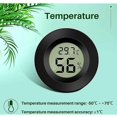 thumbnail image 4 of Mini Digital LCD Thermometer Hygrometer, Thermometer, Portable Thermo Hygrometer Indicator, Temperature Humidity -5070 20%99% RH (3 PCS), 4 of 5
