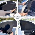 thumbnail image 3 of Pcs Car Sun Shade for Baby, for Privacy Protection, Block UV Rays and Windows, Sun Protection for Children and Pets for All Cars (Rear Window), 3 of 4