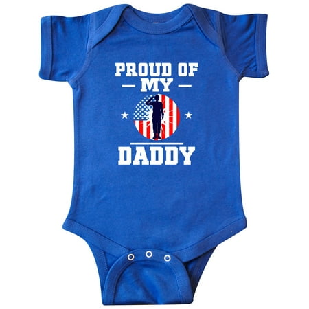

Inktastic Military Daddy Proud Son Gift Baby Boy or Baby Girl Bodysuit
