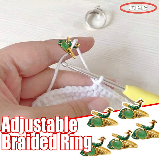 Knitting Loop Crochet Loop Knitting Accessories Knitting Ring 5PC