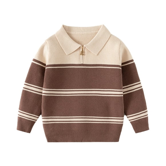 Beautyzll Chandail en Tricot Torsadé pour Garçons de 3 à 8 Ans, Chandail 100 % Coton pour Tout-Petits