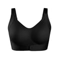thumbnail image 6 of jiaxiM Posture Support Bras for Women Front Closure Cross Back Wireless Posture Bras Seamless Full Coverage Support Push Up Bralettes, 6 of 8