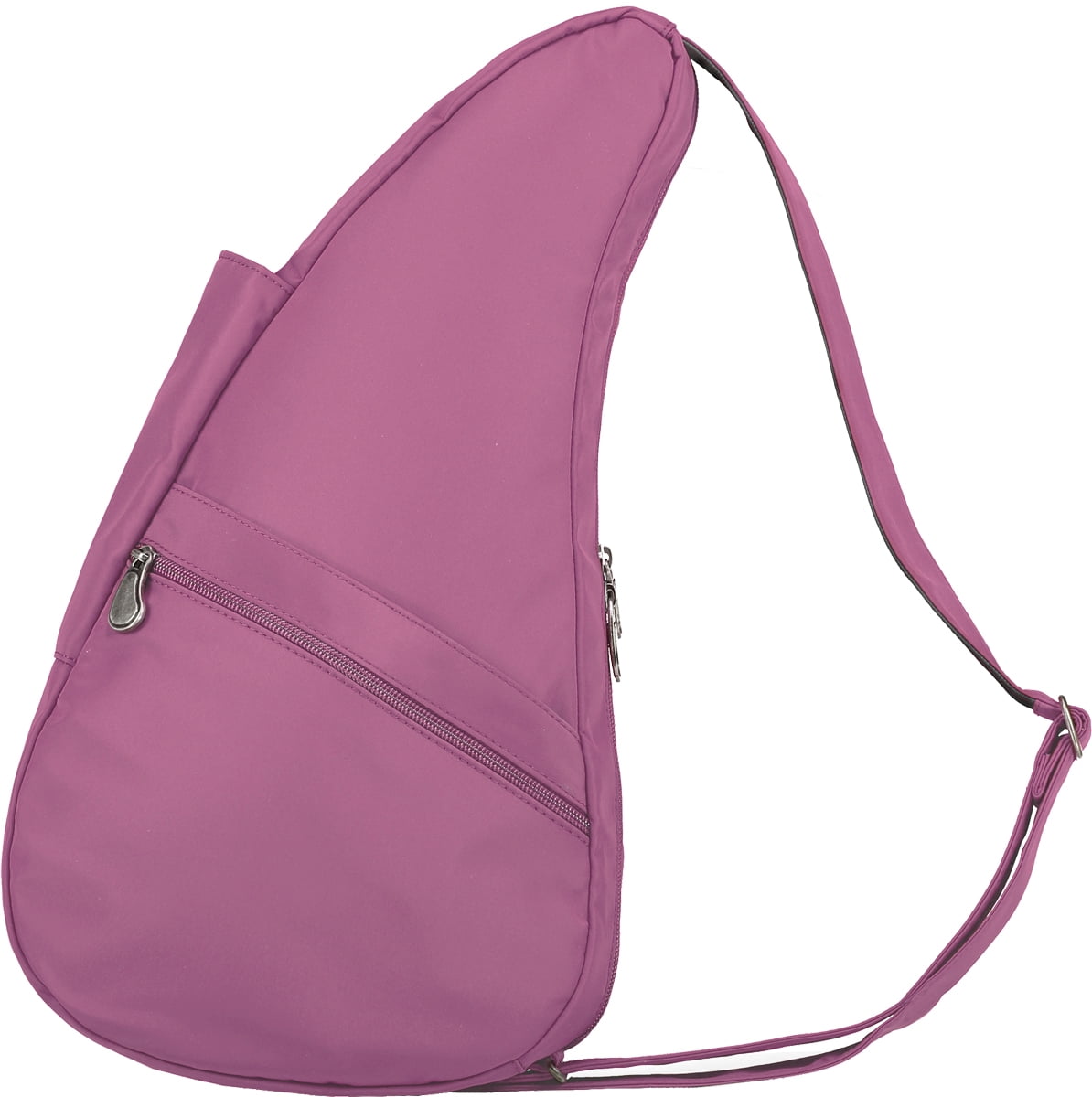 AmeriBag 17" Microfiber Crossbody Sling Healthy Back Bag (Smoky Rose)